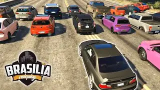 Participei da CORRIDA GIGANTE com mais de 20 CARROS! - Brasilia RP #32