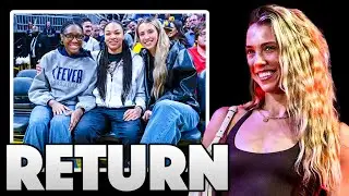 Fever Stars RETURN To Indiana From Unrivaled & Seen COURTSIDE At Pacers Game...