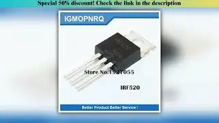Review 10PCS IRF520 IRF520N TO-220 N-Channel   MOSFET New origina