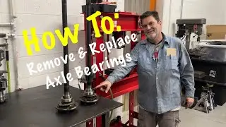 Axle Bearing Remove And Replace, With Tech Tips👀