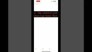 iPhone Tips and Tricks - Notes App Scan Text.