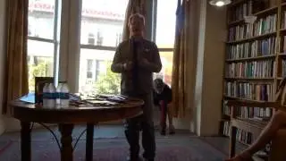 Bill Yarrow reading at Myopic Books on July 15, 2017