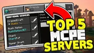 Top 5 MCPE Servers 2020 (1.16) - UHC, Skyblock, Survival - Minecraft PE (PE, Xbox, W10, PS4, Switch)