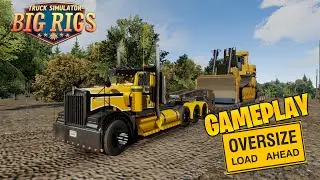 🚨TRANSPORTANDO MAQUINARIA PESADA RN TRUCK SIMULADOR BIG RIGS 😱😬