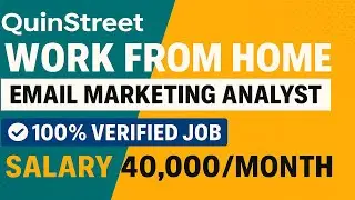Latest Work From Home Job 2025 | Email Marketing Analyst | Digital Marketing Jobs telugu jobs #wfh