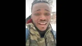 Шоколадный замерз и хочет домой / Black Guy is cold and wants to go Home