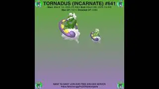 TORNADUS (INCARNATE) RAID INFOGRAPHIC - Pok&eacute;mon GO