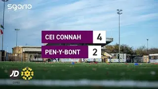 Uchafbwyntiau ac ymateb | Cei Connah 4-2 Pen-y-bont