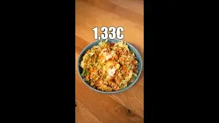 1,33&euro; Crispy Reis Salat! Damit du nur Broke bist & nicht hungrig! ✌🏼#g&uuml;nstig #g&uuml;nstigerezepte