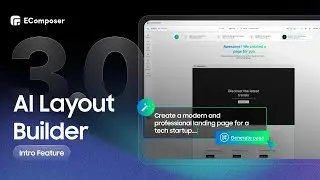 EComposer 3.0: AI Layout Builder &ndash; From Idea to Page in Seconds | Unlock Your Design Freedom