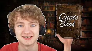 TommyInnit Selling the Quote Book