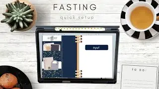 New Boss Babe Faith Digital stickers. Set Up Fasting Insert with me Samsung Tab Penly App