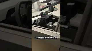 Luźna kierownica w Tesli Cybertruck 🤯#tesla #cybertruck #danielgrzyb #elektromobilność