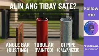 Angle Bar vs Tubular vs GI Pipe: Alin ang Matibay sa Gate Frame?