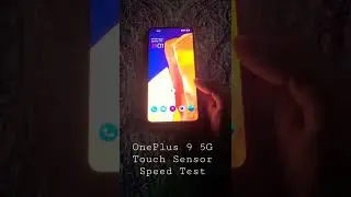 Touch Sensor Speed Test | OnePlus 9 5G