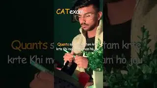 Quants ka Syllabus😥 | CAT 2024📚 #shorts #catexam #iim