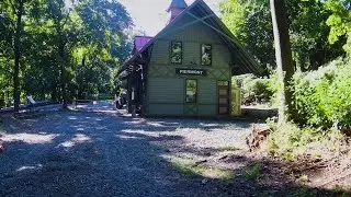 Cycling on the Raymond G. Esposito Trail Southbound to Piermont, New York