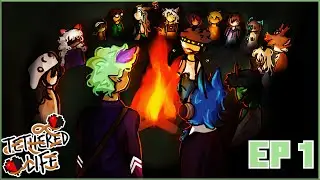 Let The Chaos BEGIN! Tethered Life SMP Ep 1!!! (fan made Life Series)