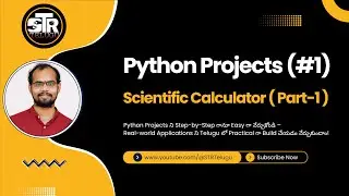 Part 1: Scientific Calculator in Python (Tkinter GUI) | Layout Design + Button Setup | STR Telugu