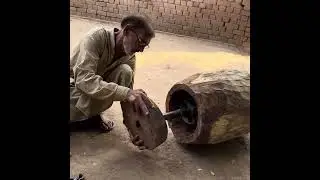 Satisfying Woodturning: Making a Dhol Drum from a Log