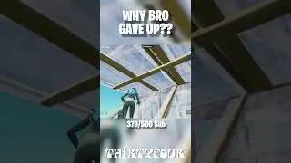 WHY BRO GAVE UP  #fortnite #duoscup #gaming #fortniteclips #fortnitebattleroyale #chapter4