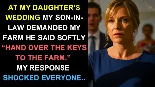 My Son in Law Demanded My Farm at My Daughter’s Wedding He Said..