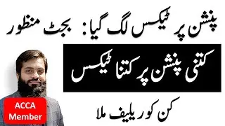 Budget 2025 | Tax on Pension | How much tax? | when apply | Limit of Tax |