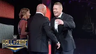 Джон Сина приветствует Курта Энгла в WWE: Зал славы WWE 2017 (эксклюзив WWE Network)