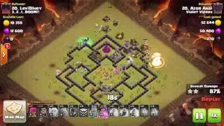 Clash of Clans TH9 GoWiBo 3 STAR ATTACK