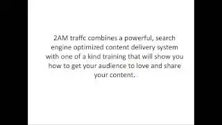 2am Traffic Promotional Video