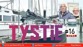 From New Zealand to India.ocean-cruising yacht Tystie. #ap16news #viral #breakingnews #news #topnews