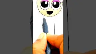 ✅️ Reverse play ✅️ Cute Sprunki Drawing 🐰✨ Easy & Fun Art for Kids | Sprunki easy drawing ✨️