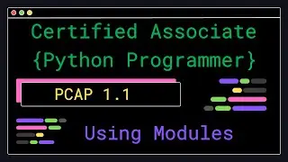 PCAP 1.1 &mdash; Использование модулей &mdash; Сертифицированный программист Python уровня Associate