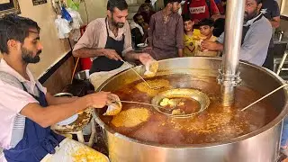 500 KG Murgh Chanay | Lahori Nashta Ustad Mota Murgh Chanay | Lahore Pakistan Street Food