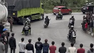 Hari Bersejarah! Polisi Bermotor Tindak Tegas, Apa Yang Mau Lewat di Tanjakan Sitinjau Lauik