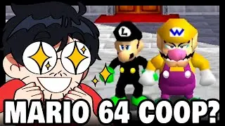 Zerando MARIO 64 só que CO-OP!