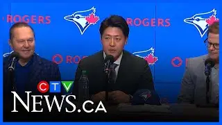 Toronto Blue Jays introduce Japanese slugger Kazuma Okamoto