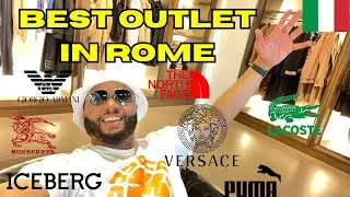 I Found The Best Designer Outlet In Rome, Italy-#travelvlog #travel #rome #shopping #tourism 🇮🇹