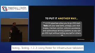 PowerShell+ 2019 - Testing, Testing, 1...2...3: Using Pester for Infrastructure ... by Brandon Olin