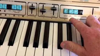 Vintage Baldwin Discoverer DS-50 Synth Keyboard Review & Demo