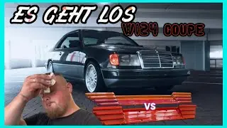 Mercedes E coupe w124  | die ersten Veränderungen | Tönungsspray TEST |  Heckblende
