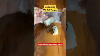 Unboxing 5v dc pump #shorts #unboxing  #pump #hashincludeelectronics