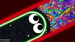 Slither.io A.I. 001 Strong Bad Snake Skin Hacked? vs. 272727 Snakes Epic Slitherio Gameplay!