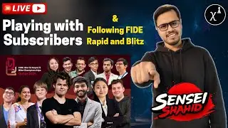 Playing Chess with Subscribers and Following FIDE Rapid and Blitz 2025 #chesslive