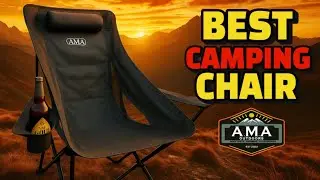 Best Camping Chair 2025 | AMA Outdoors Review + Comfort Test (Exclusive DiscountCode!)
