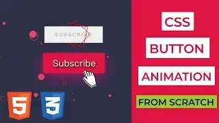 Button animation in HTML and CSS only. CSS effects and animation. How to do it?
