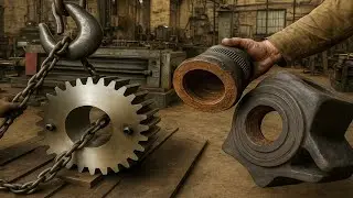 Massive Gear Restoration & Excavator Wheel Hub Repair | Incredible Industrial Engineering Skills
