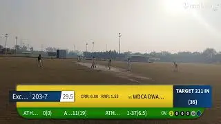 WDCA DWARKA THUNDERS vs Excellence Cricket Academy live cricket match |  live - Ab Rising Cricket G