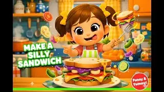 Make A Silly Sandwich | YUMMY | English Kids Nursery Rhyme for Toddlers
