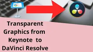 Overlay a transparent graphic video from keynote to DaVinci Resolve